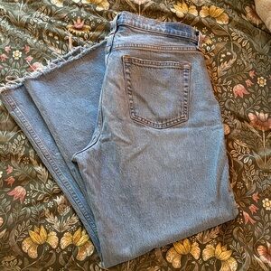 Abercrombie and fitch low rise baggy jeans